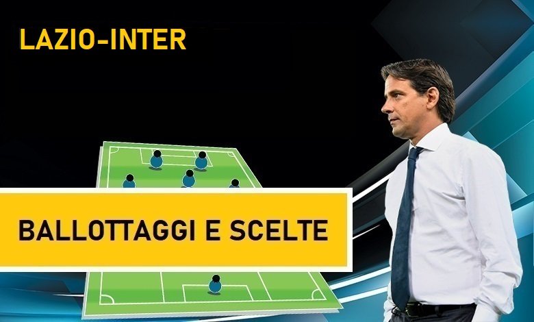 Probabili formazioni Lazio-Inter Serie A Simone Inzaghi