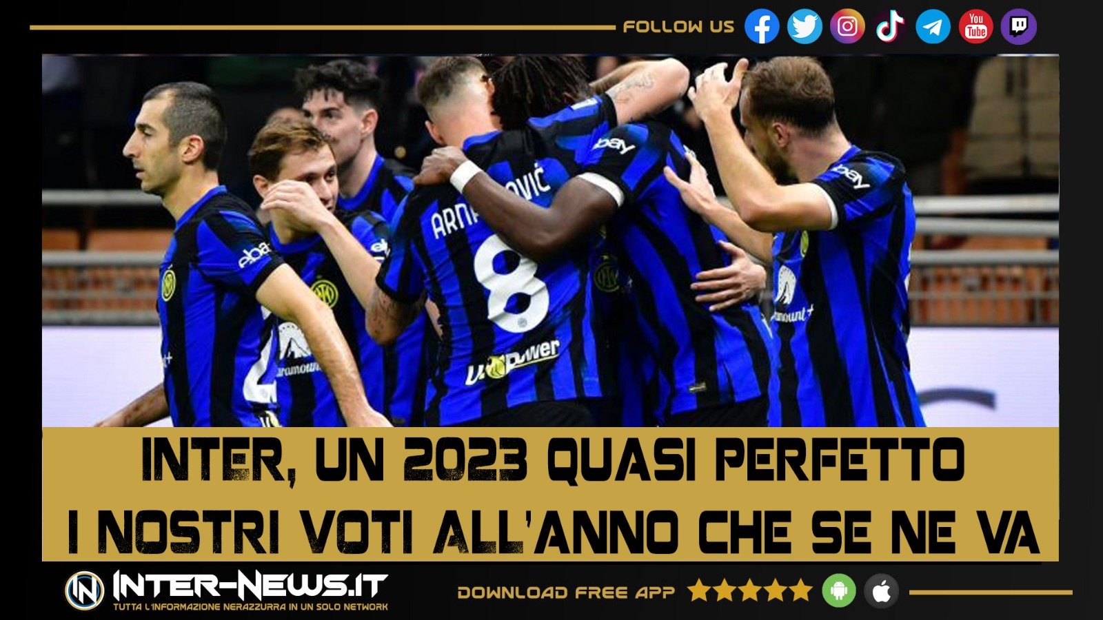 Inter fine anno, gli auguri della redazione di Inter-News.it