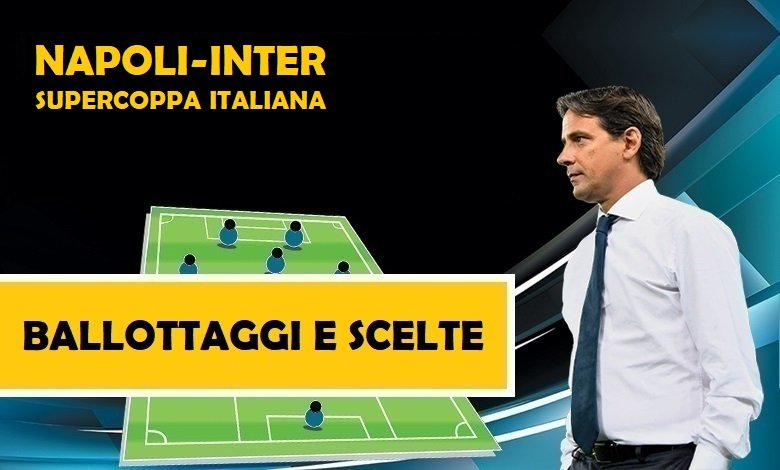 Probabili formazioni Napoli-Inter in Finalissima di Supercoppa Italiana | L'Inter di Simone Inzaghi