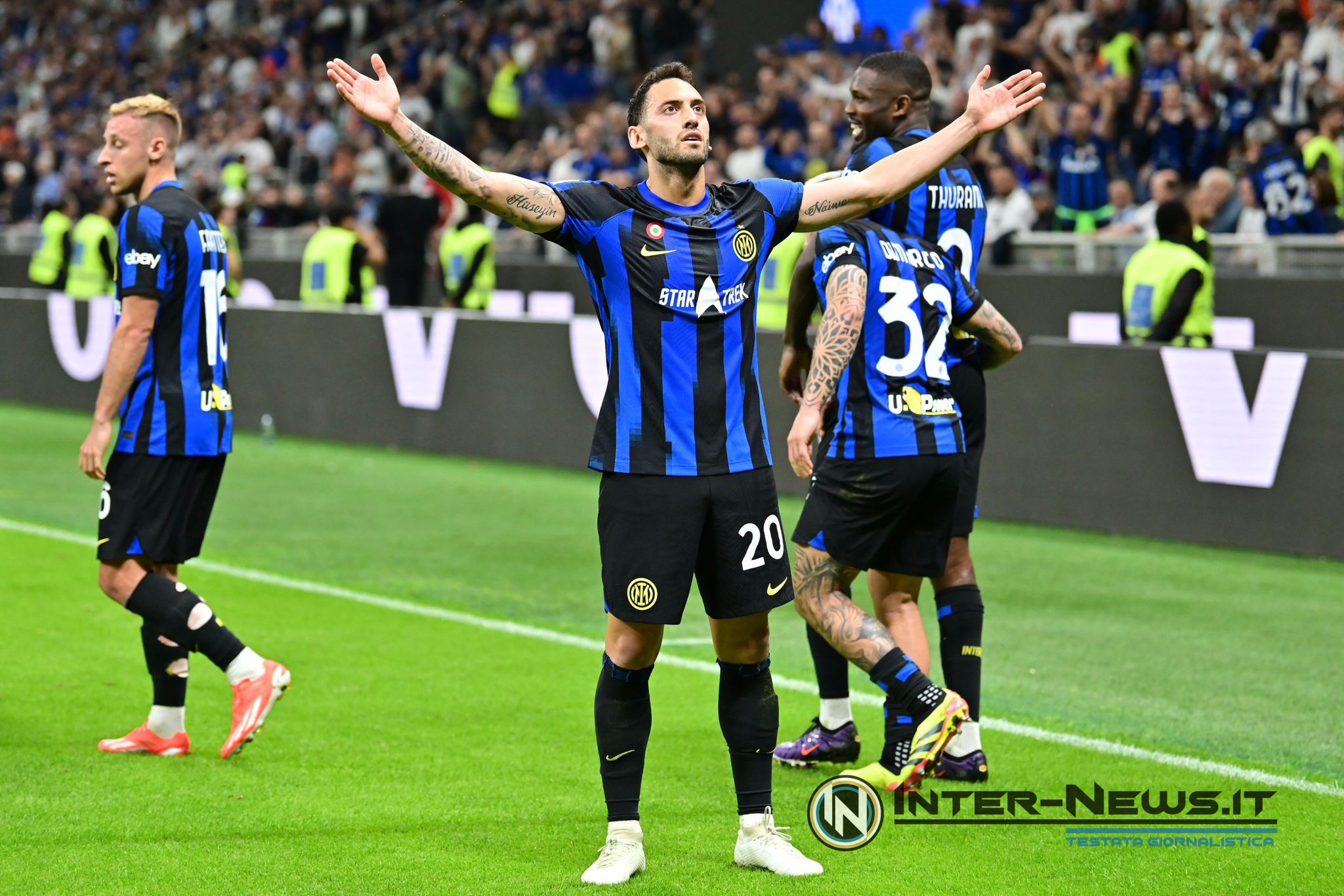 Nota tattica di Inter Torino: Calhanoglu mette la firma
