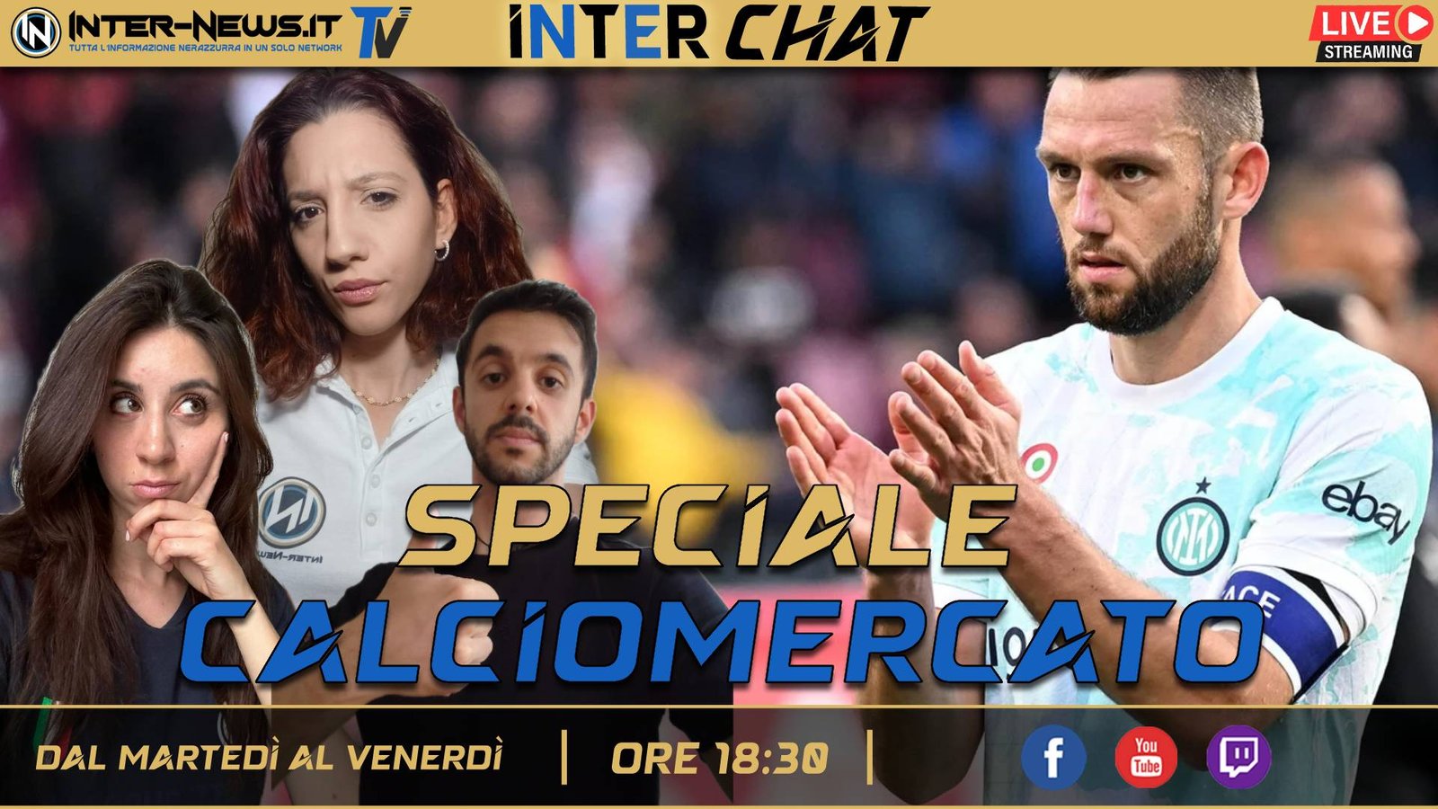 VIDEO – De Vrij quanto starà fuori? Speciale Calciomercato | Inter Chat