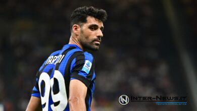 Mehdi Taremi in azione nel corso di Inter-Lecce di Serie A (Photo by Tommaso Fimiano/Inter-News.it ©)