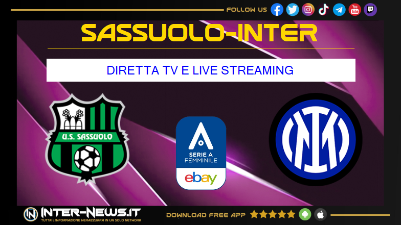 Sassuolo domani 