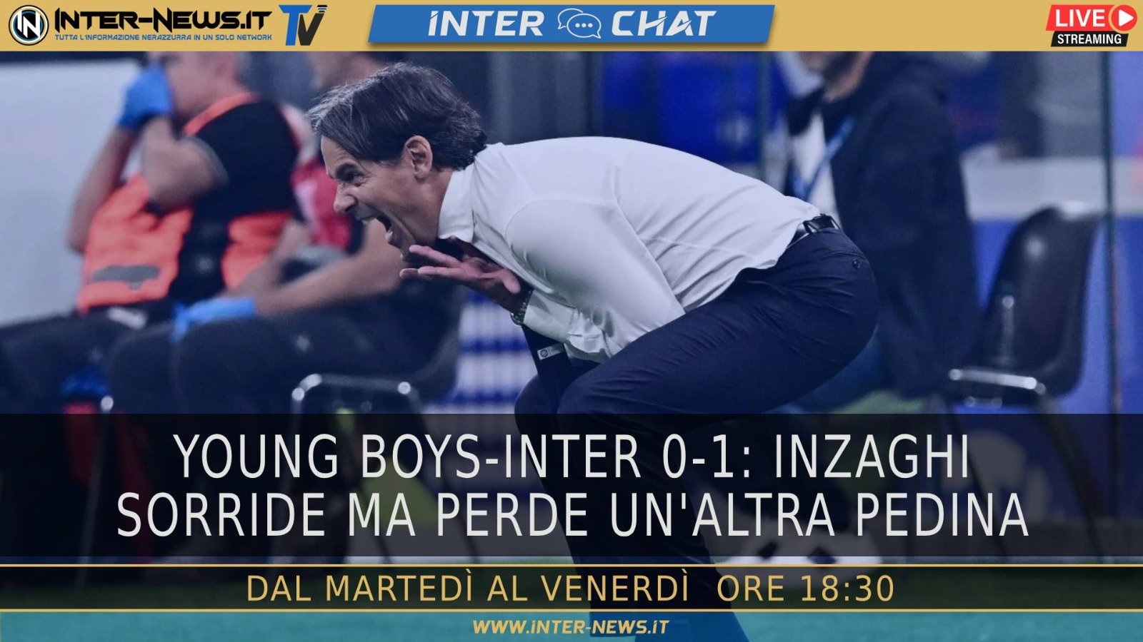 VIDEO – Young Boys Inter, Inzaghi sorride (a metà)! | Inter Chat