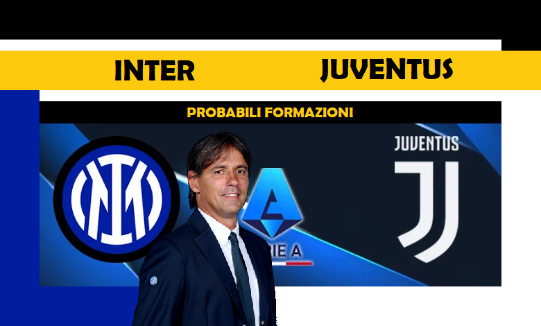 Inter Juventus probabili formazioni Serie A: le scelte di Inzaghi