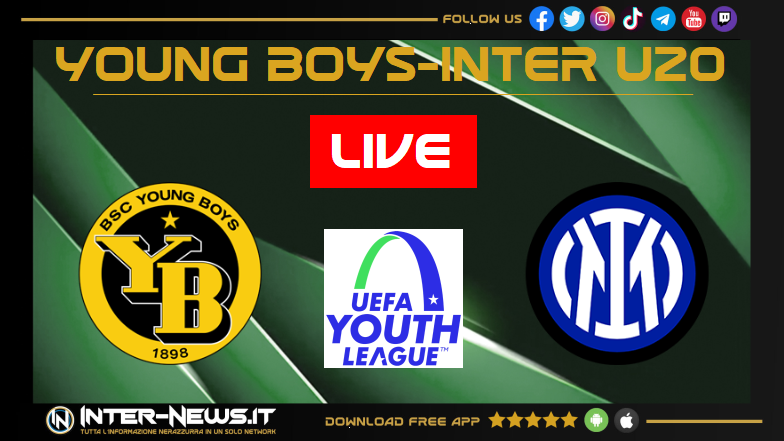 LIVE Young Boys Inter Primavera 0 0: inizia la partita