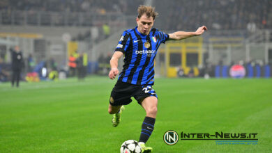 Nicolò Barella in Inter-Lipsia, Champions League (Photo by Tommaso Fimiano, Copyright Inter-News.it)