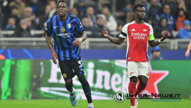 Yann Bisseck, Inter-Arsenal, Champions League (Copyright Inter-News.it, Photo by Tommaso Fimiano)