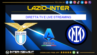 Lazio-Inter dove vederla in diretta tv e streaming