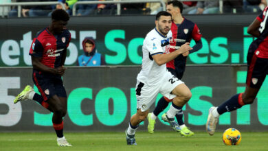 Sead Kolasinac in Cagliari-Atalanta, Serie A