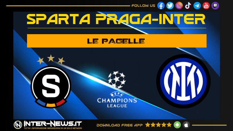 Sparta Praga Inter 0 1, pagelle: Lautaro Martinez killer 7, Barella 5.5