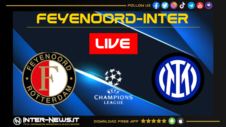 LIVE Feyenoord Inter 0 1: in vantaggio proprio grazie Thuram!