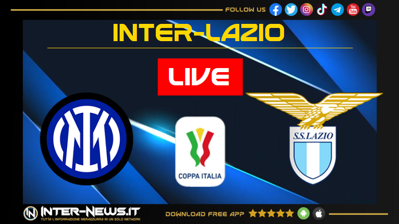 LIVE Inter Lazio, Coppa Italia: cronaca e risultato in diretta