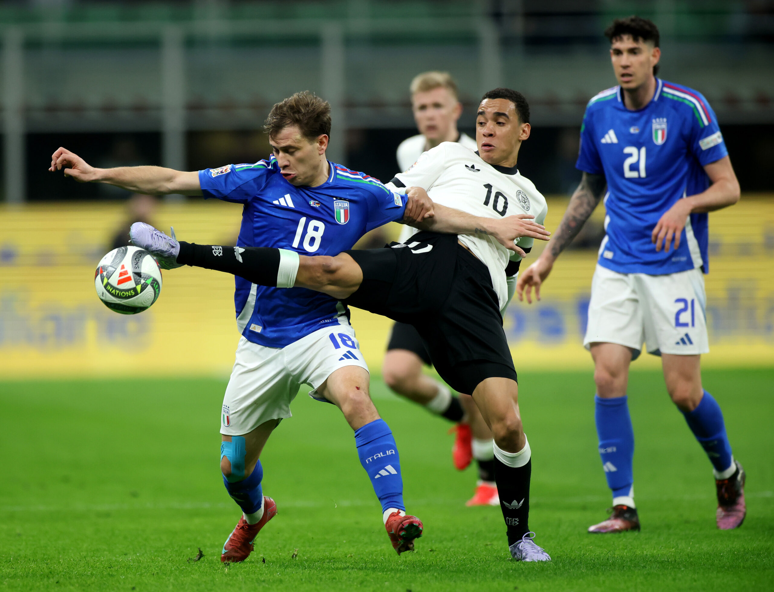 Pareggio amaro per l’Italia: 3 3 contro la Germania e fuori dalla Nations League